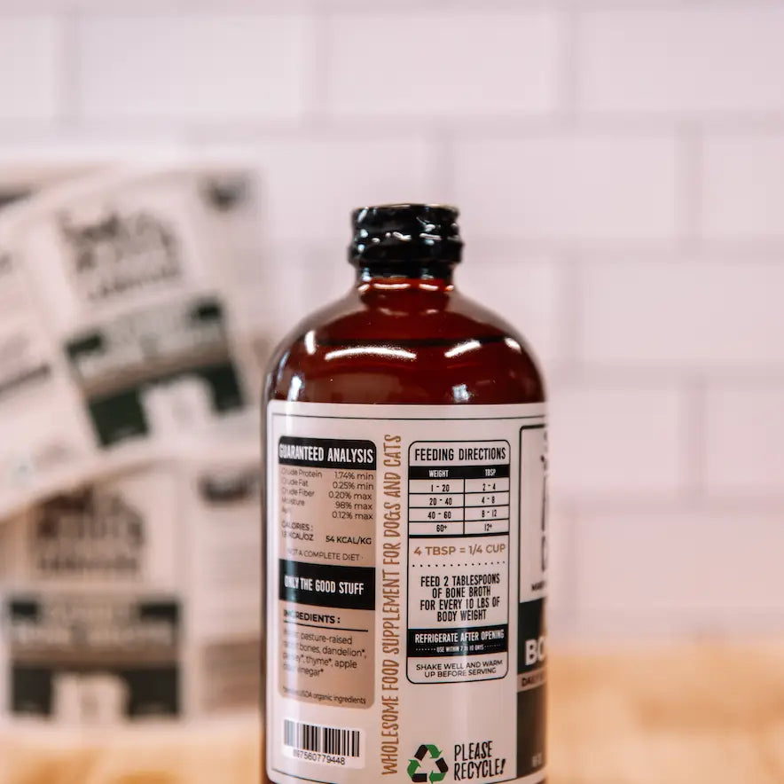 Crude Carnivore Bone Broth- Rabbit